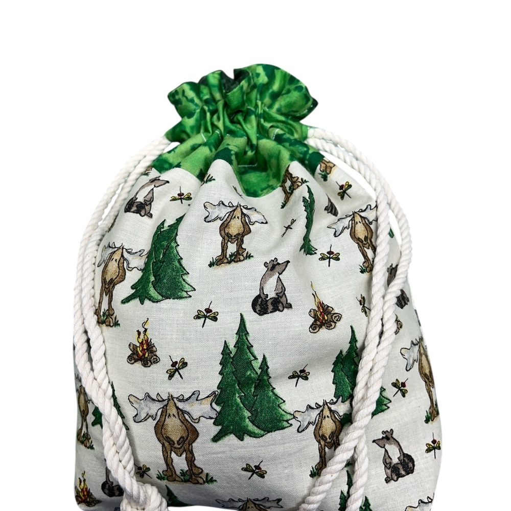 Forest Adventure Drawstring Bag